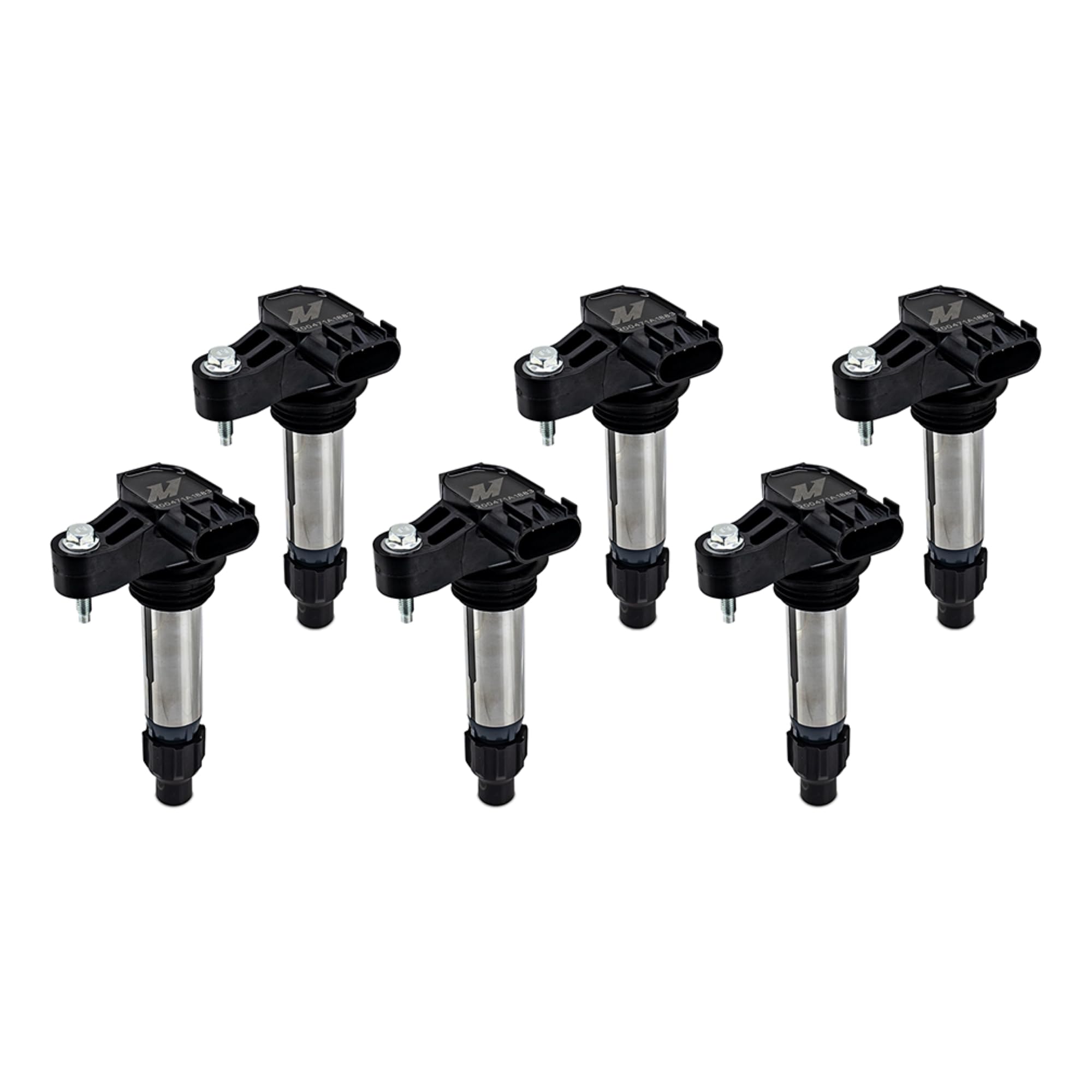 Mishimoto Coil Pack Ignition, Compatible with Chevrolet Camaro 3.6L, 2010-2016, Set of 6