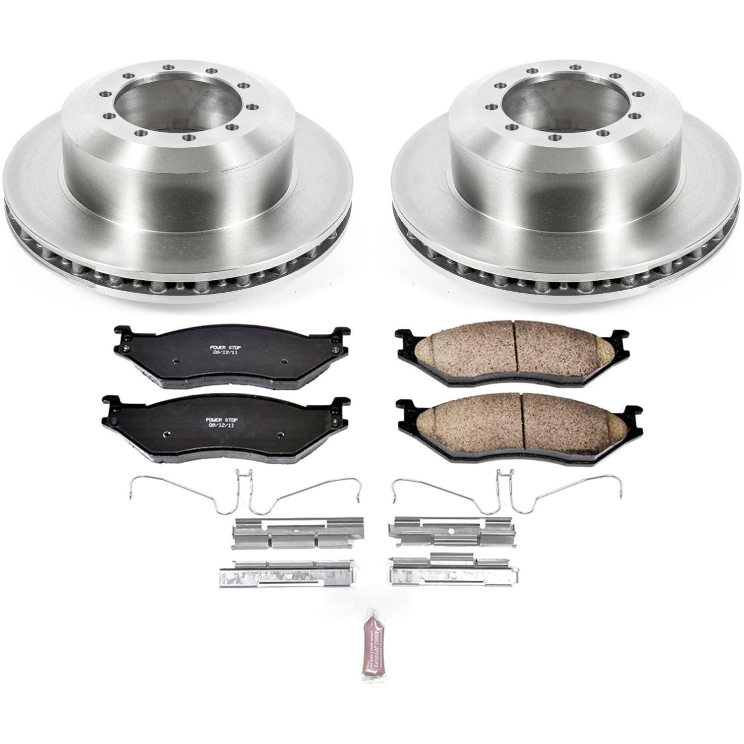 Power Stop KOE8179 Replacement Brake Kit-OE Front OR Rear Brake Rotors & Ceramic Pads