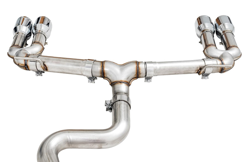 Audi AWE Tuning 8V S3 Track Edition Exhaust w/Chrome Silver Tips 102mm