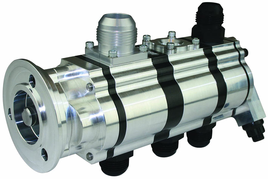 Moroso Tri-Lobe Oil Pump, External, Dry Sump, 3 Stage, 16 AN Inlet, ProCharger Supercharger V-Band, Each