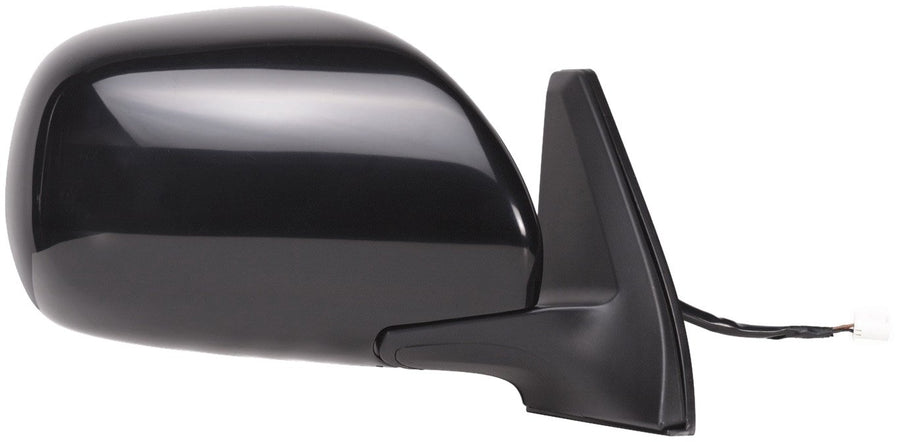 Mirror Passenger Side for Toyota 4runner, Black, Heated Power, Foldaway