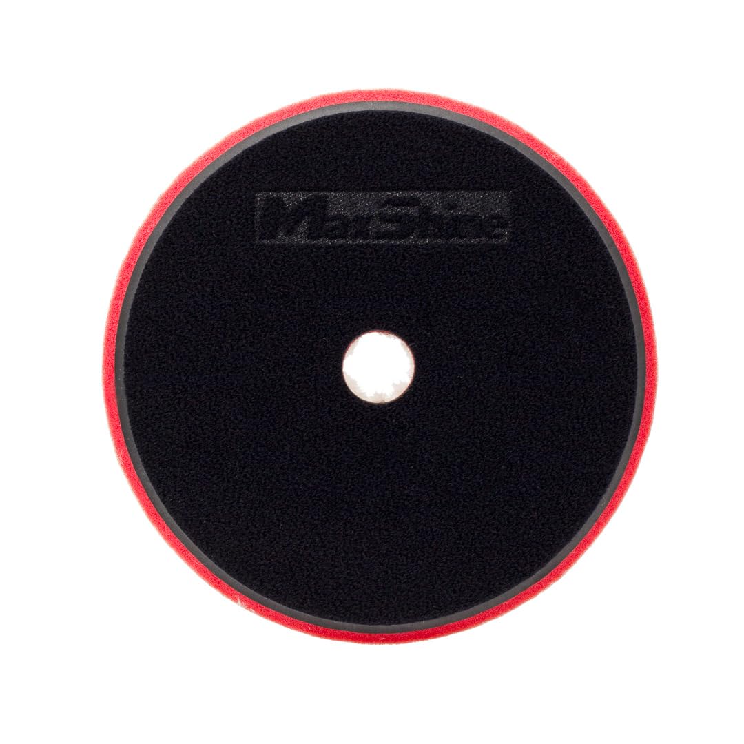 6" Maxshine Universal Wool Buffing Polishing Pad for Cutting – 100% Natural Wool with Hook & Loop – DA Polisher Compatible – Aggressively Removes Scratches, Swirls & Oxidation