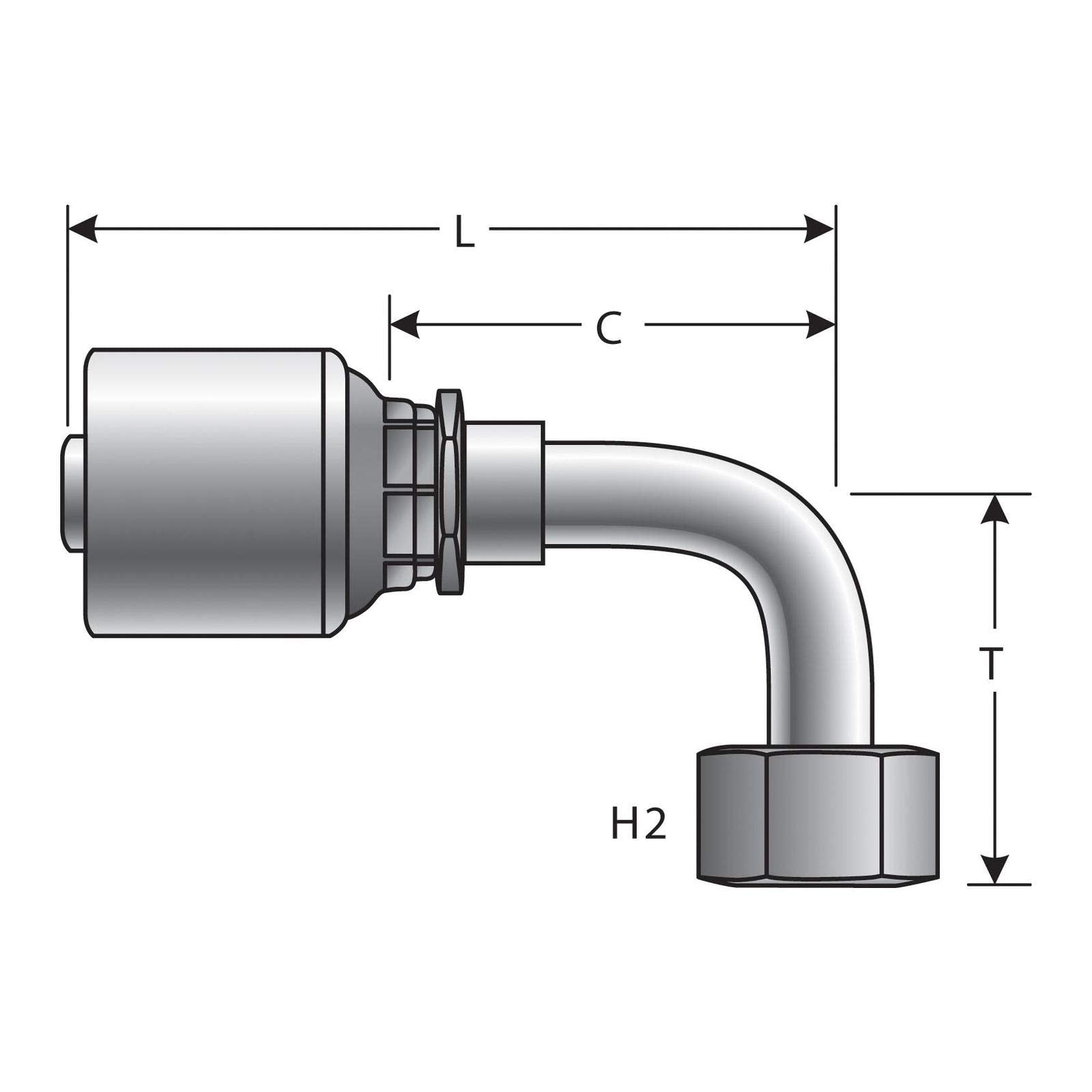 G25180-0610 Gates Hydraulic Coupling