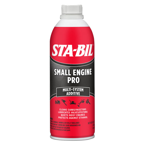 Small Engine Pro STA-BIL Multi-System Additive - Protects Against Ethanol - Cleans Carb And Injectors - Improves Engine Efficiency - Lubricates Valves And Pistons, 16 fl. oz. (22305) , Red