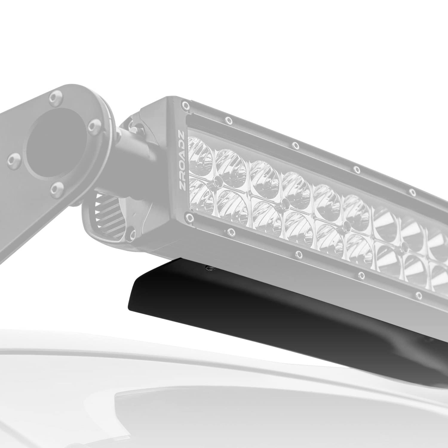 ZROADZ Black LED Light Bar Z330052S Noise Reducer 52" Wind Diffuser