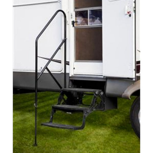 Stromberg Carlson Rail Mate AP-101 Step Assist Rail - Sturdy and Safe Mobility Support for Your RV Steps - Easily Bolts to Your RV Steps - Fits Most Manual Entry Steps - 38" Handle, Rail Extends 25"