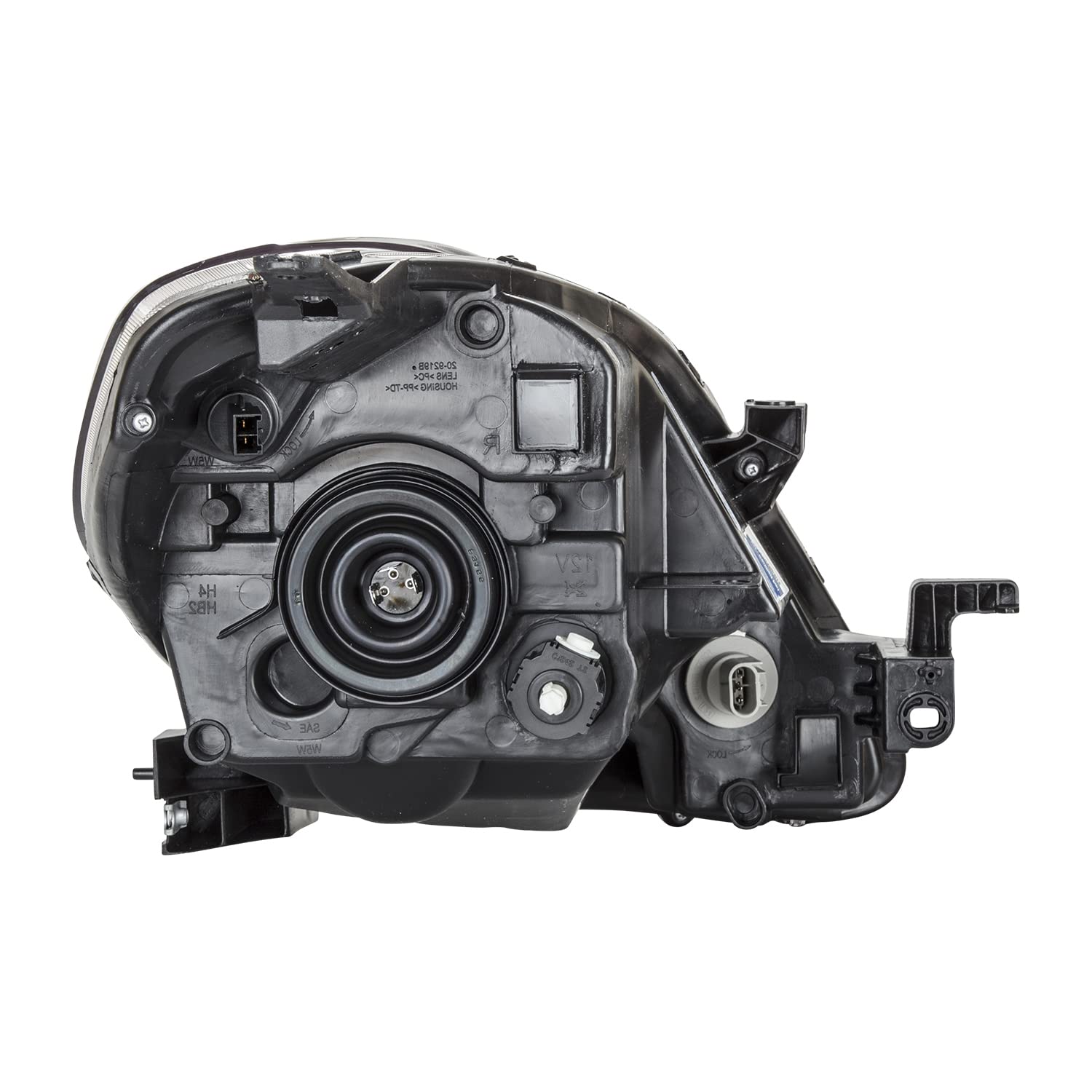 Left TYC Headlight Assembly Compatible with 2012-2014 Nissan Versa