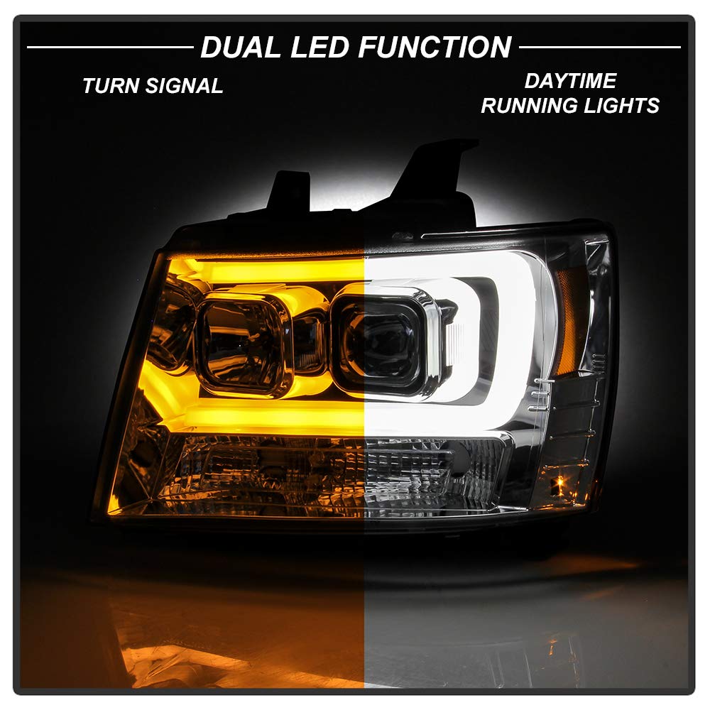 Projector Headlight Spyder - (PRO-YD-CSUB07V3-SB-C)