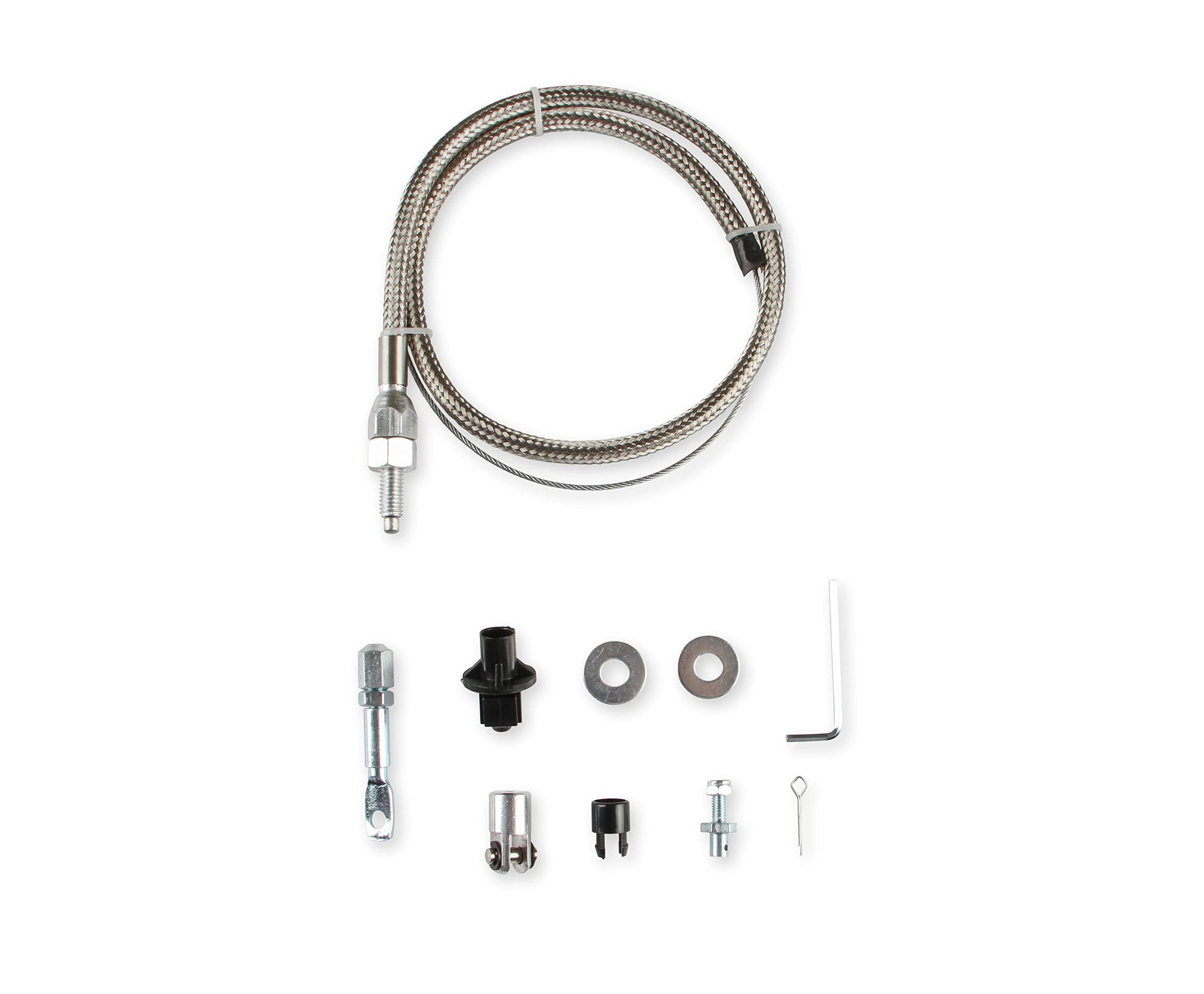 Throttle Cable Kit Mr. Gasket 5657 - Stainless Steel Braided