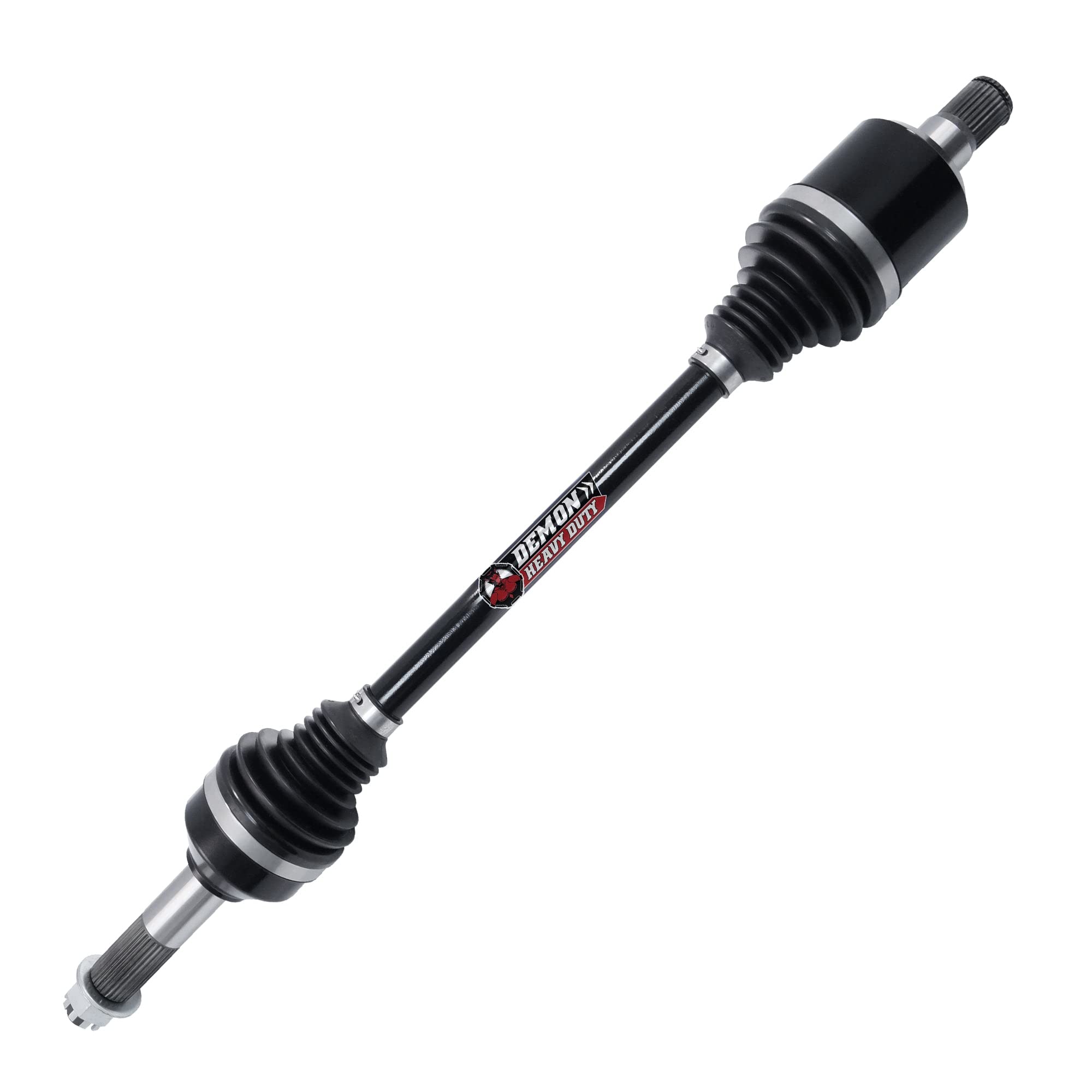 Demon Rear Left Powersports Heavy Duty Axle for (2009-2013) Honda Big Red, in Dual Heat Treated High Strength, Gives Wider Angles OEM: IBJ: 42230-HL1-A01, OBJ+Shaft: 42350-HL1-A01