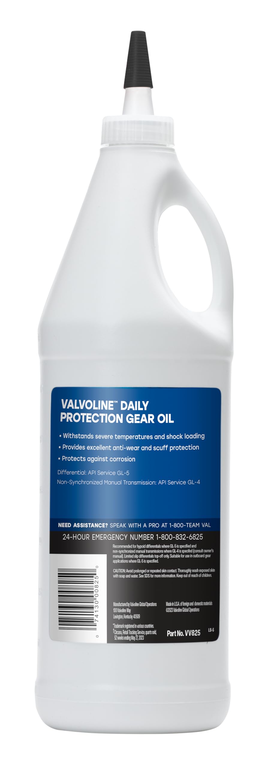 85W-140 Valvoline Daily Protection Gear Oil 1 Quart