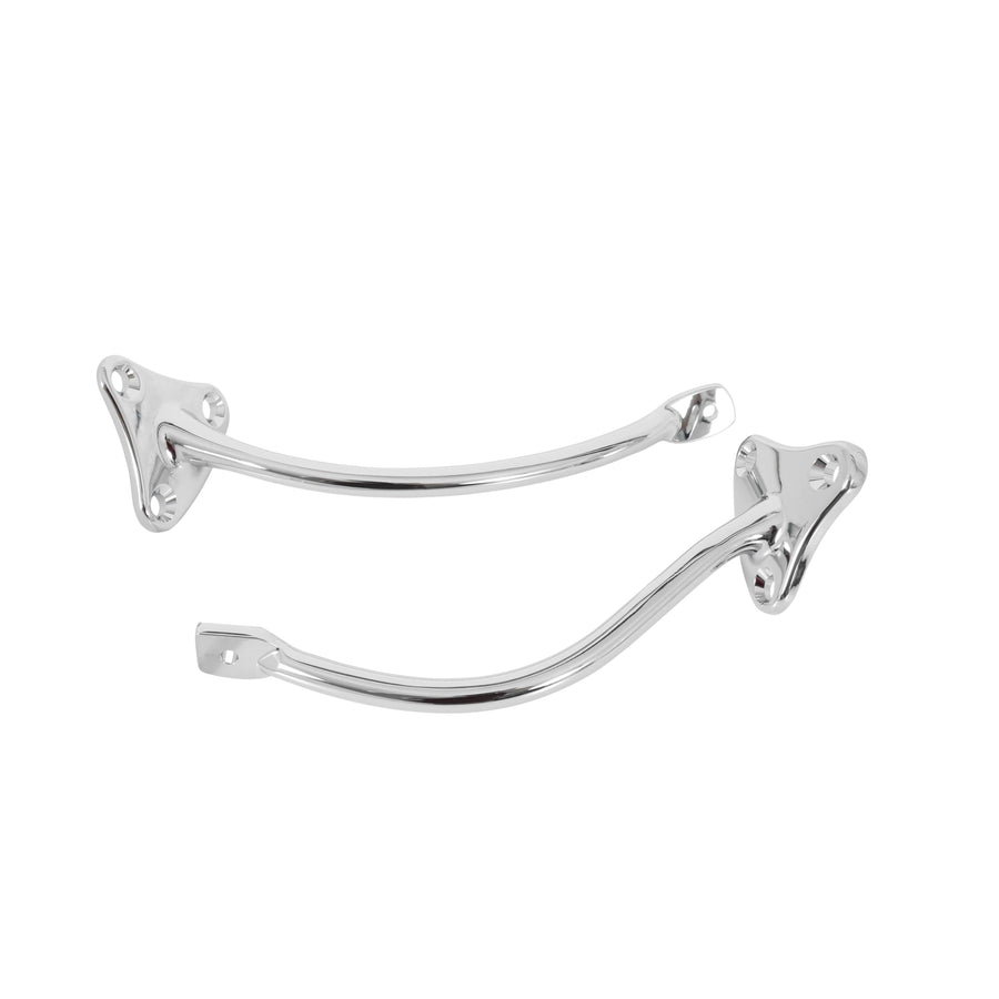Complete Brothers Trucks Mirror Set-Chrome/Stainless-Round/Smooth - Pair