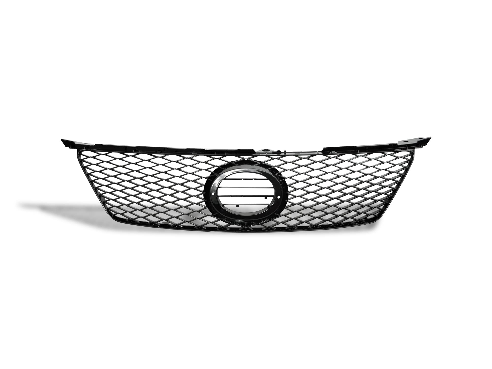 7149724 Armordillo USA OE Style Front Hood Grille - Gloss Black Fits 2006-2008 Lexus IS250 IS-250 / IS350 IS-350