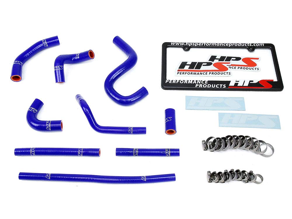 Blue HPS 57-1798-BLUE Silicone Heater Hose Kit Coolant