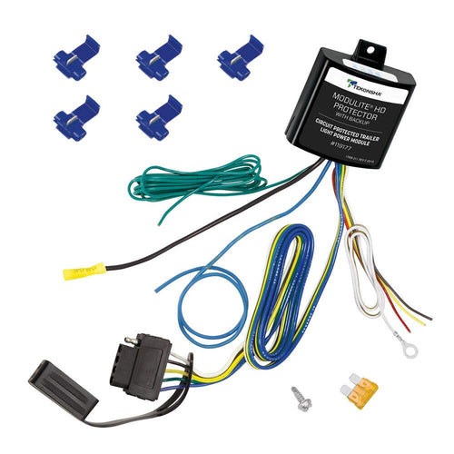Tekonsha ModuLite® HD Protector w/Integrated Circuit & Overload Protection & 5-Flat Connector for Backup Light or Surge Brake Lockout Circuit