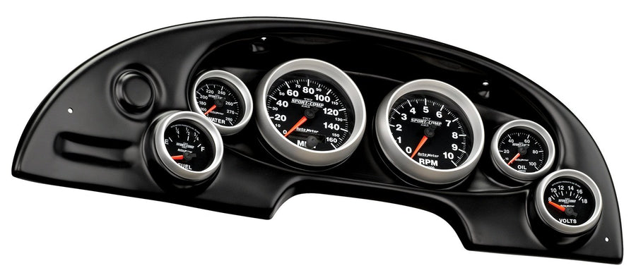 Combination Auto Meter Black Race Panel 10008
