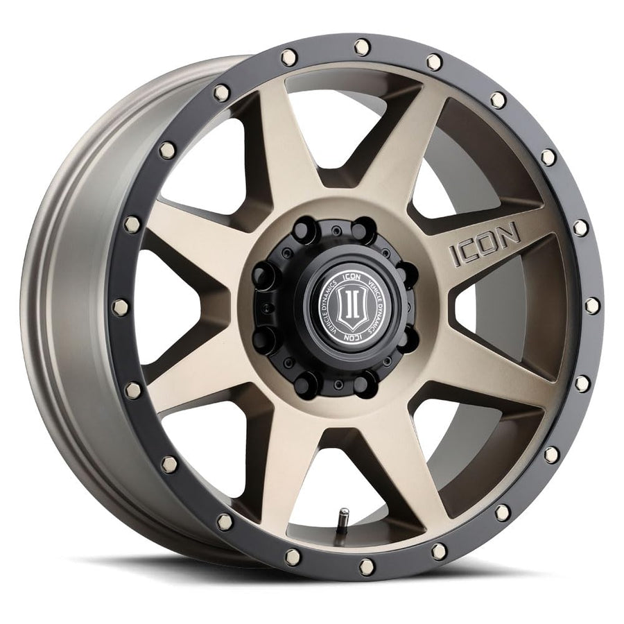 Rebound ICON Alloys, Bronze, 20 x 9/8 x 6.5, 12mm Offset, 5.5" BS, 1820908055BR