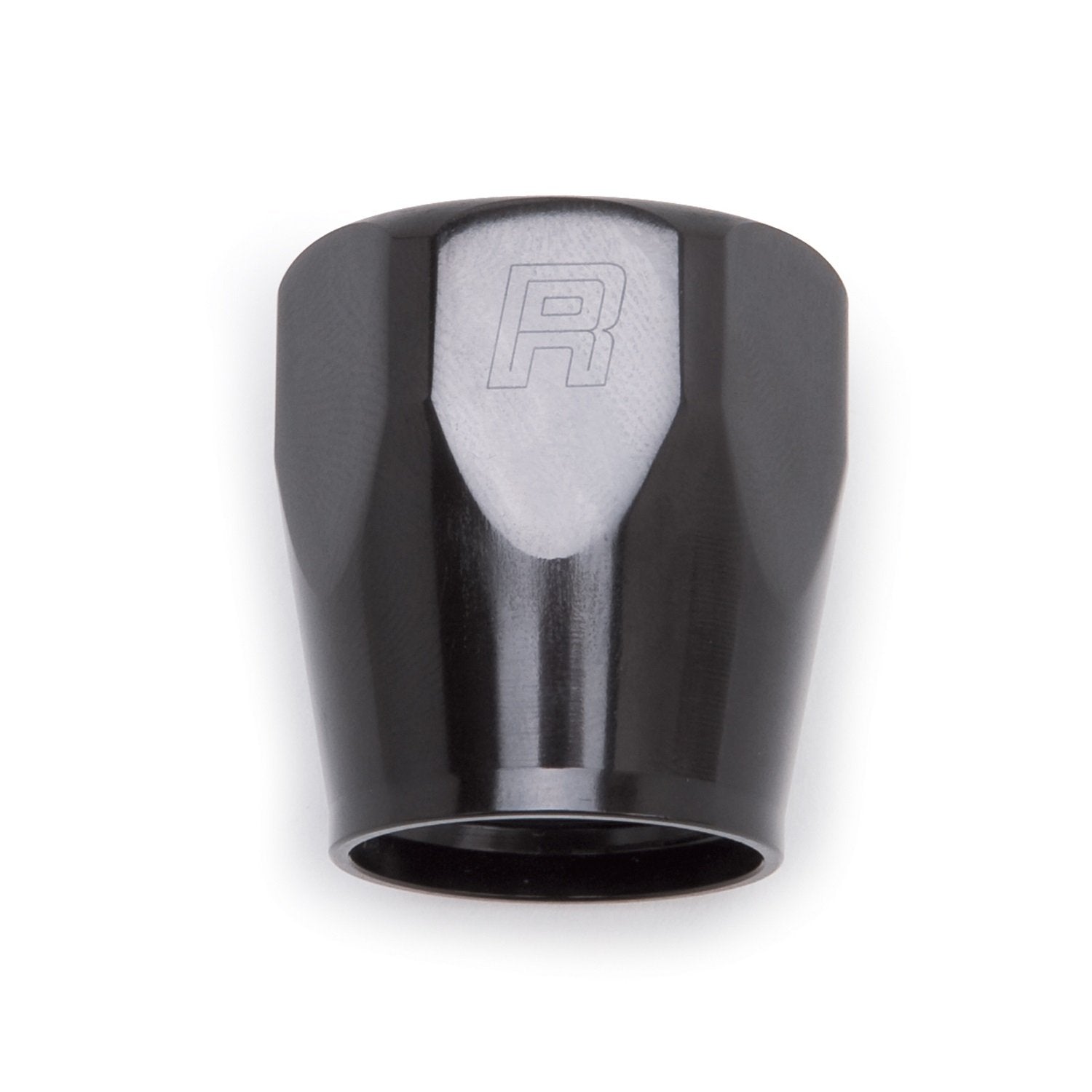 POLISHED HOSE END SOCKET -10 AN & BLK ANODIZED (QTY OF 2)