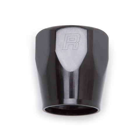 POLISHED HOSE END SOCKET -10 AN & BLK ANODIZED (QTY OF 2)