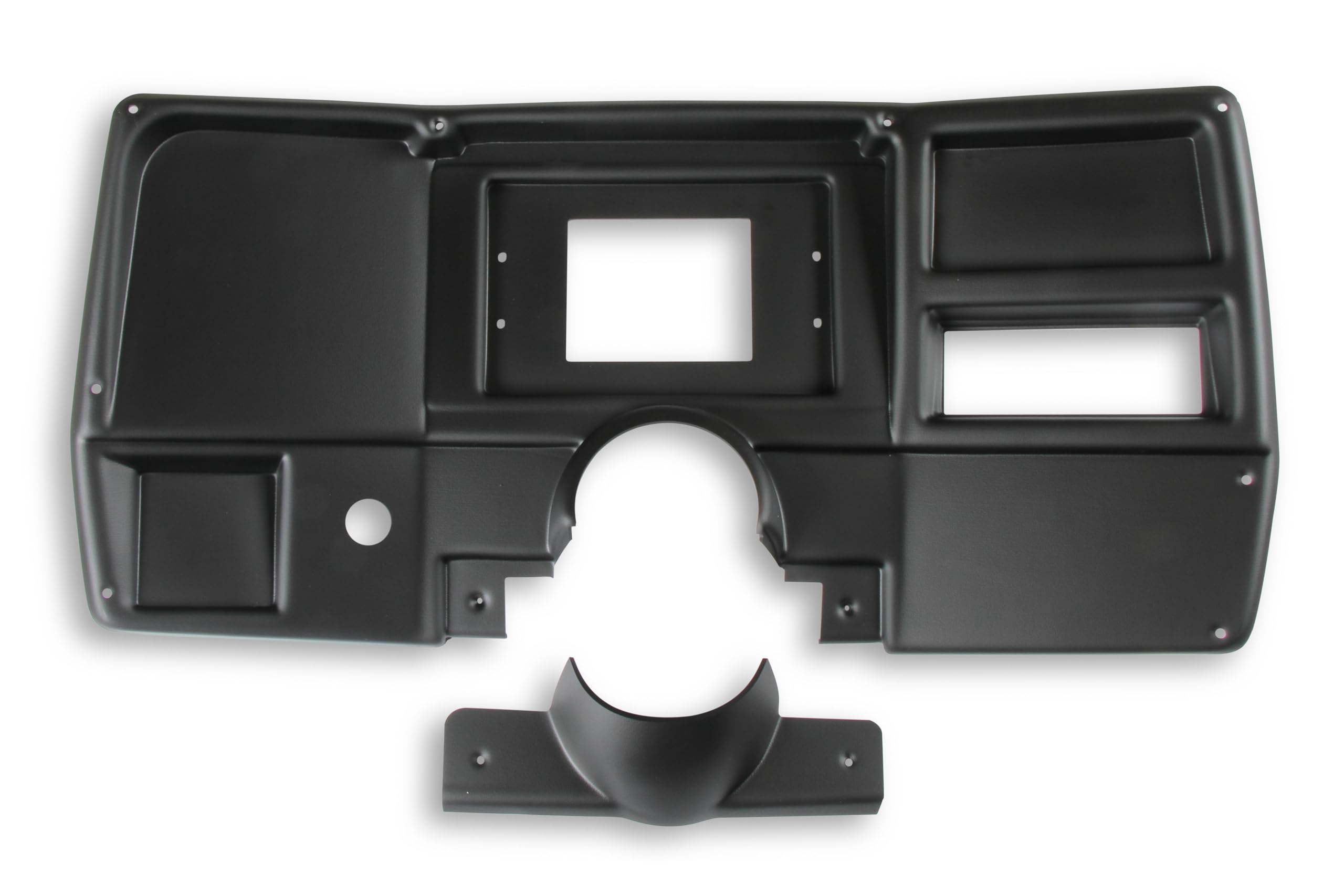 Dash Bezel Holley EFI 553-314 - No A/C Vents- Black