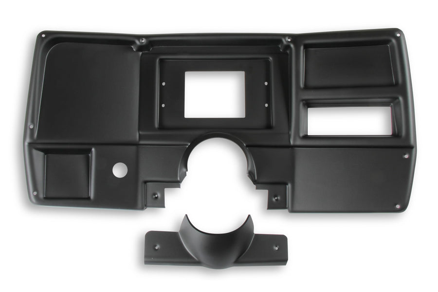Dash Bezel Holley EFI 553-314 - No A/C Vents- Black