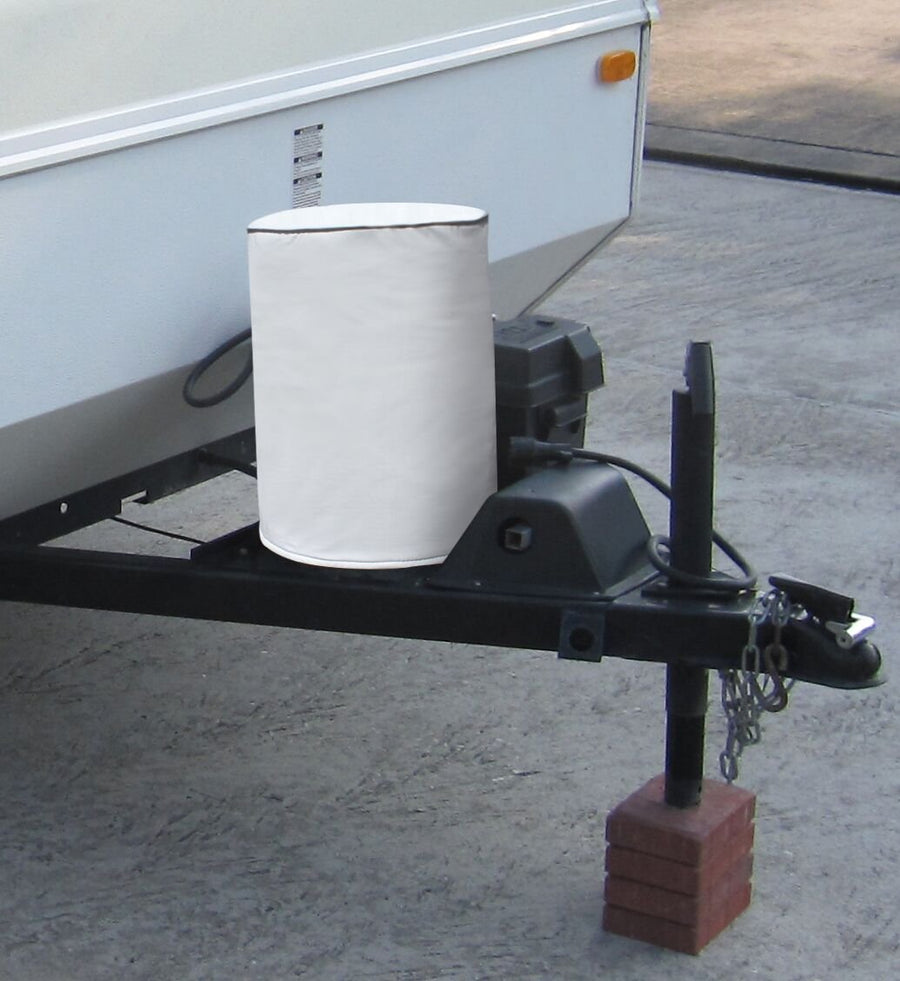 White ADCO RV Propane Tank Cover, Single 20