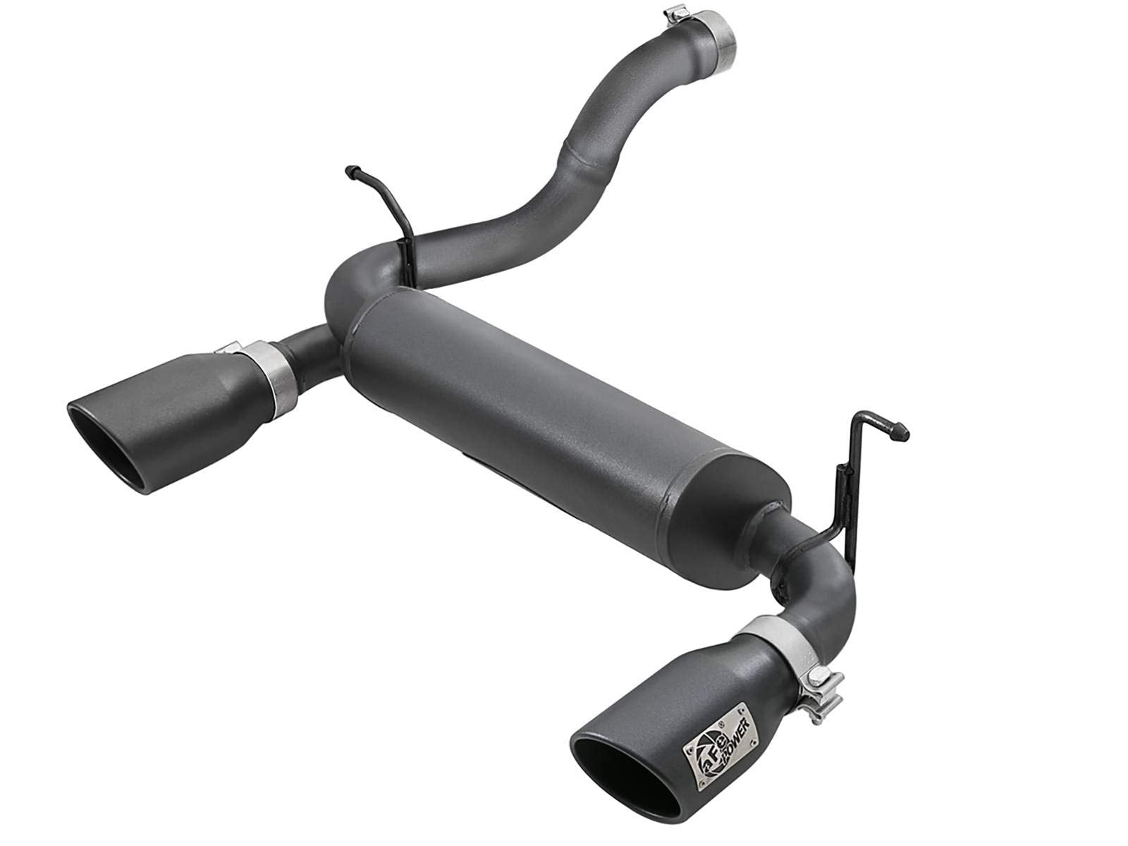 Rebel Series aFe Power 49-48067-B Axle-Back Exhaust System