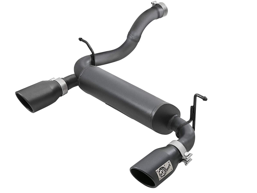 Rebel Series aFe Power 49-48067-B Axle-Back Exhaust System