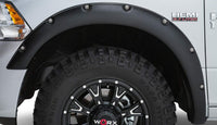Pocket / Rivet Fender Flares Stampede Products | Ruff Riderz | Fits 2009 - 2023 Dodge Ram 1500 Sport Model (19-23 Classic Body Style Only, 67.4"/76.3"/96.3"), Black | 4 pcs., 8421-5