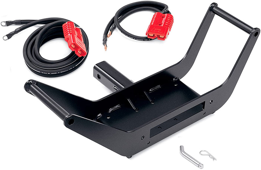 Multi-Mount WARN Winch Mount, Compatible with: Zeon 8, Zeon 10, 9.5XP, XD9I, XD9, M8, M6, VR8 and VR10, Black