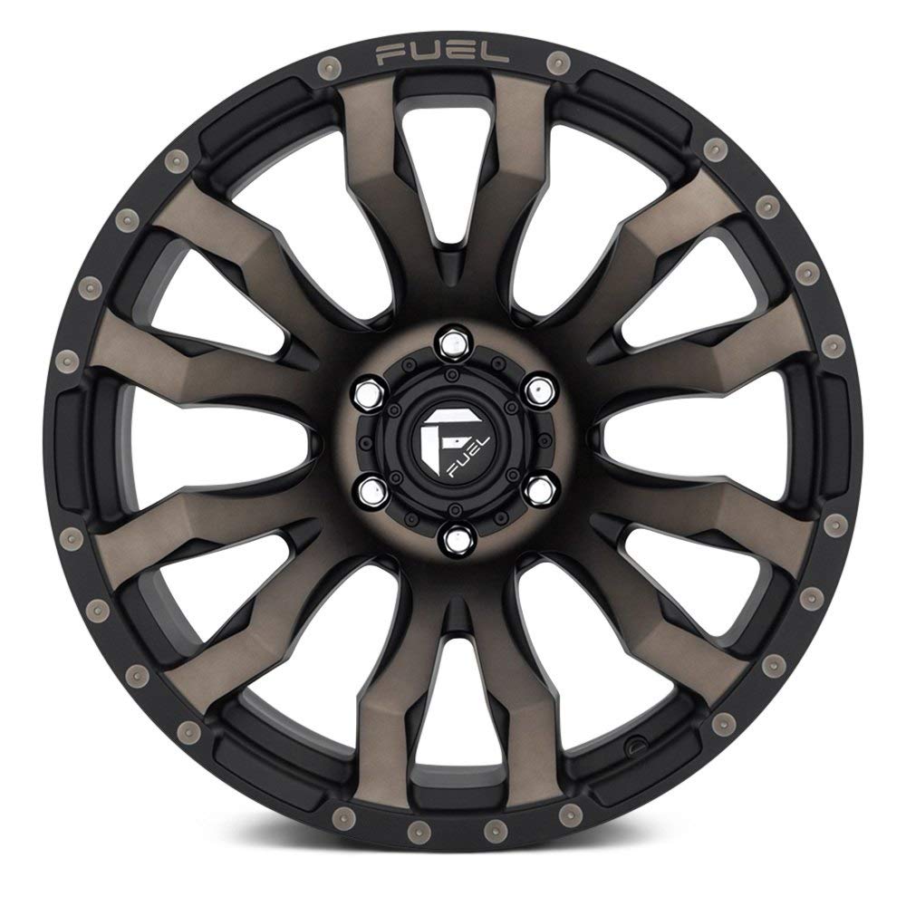 D674 Fuel Offroad BLITZ Black Wheel with Painted and TPMS Compatible (17 x 9. inches /6 x 106 mm, 1 mm Offset)