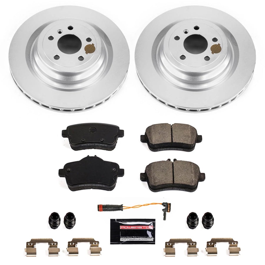 Power Stop CRK7448 Z23 Sport Geomet Coated Brake Kit For Mercedes GL350, Mercedes GL450, Mercedes GL550, Mercedes GLE43 AMG, Mercedes GLS3, Mercedes GLS450, Mercedes GLS550 [Model Specific]