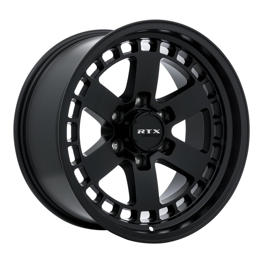 RTX Custom OZARK Wheel - 17x9, 0 Offset, 6x114.3 Bolt Pattern, 66.1mm Hub - Satin Black Rim
