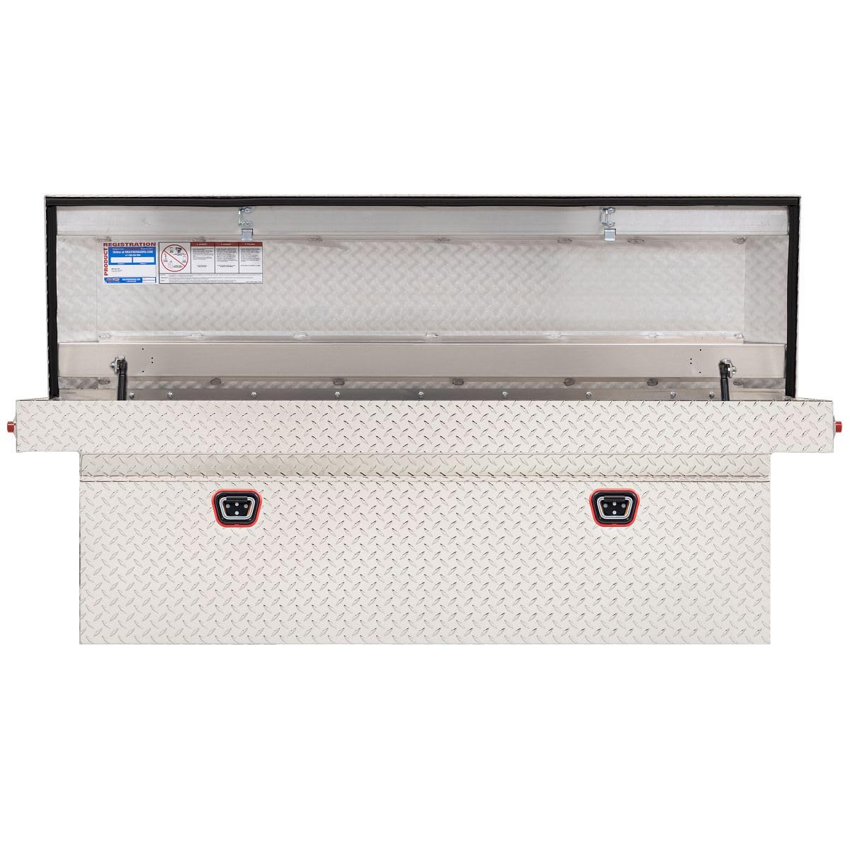 Weather Guard Saddle Box Model 123-0-04, Aluminum, Full Deep, Clear, 15.0 cu ft