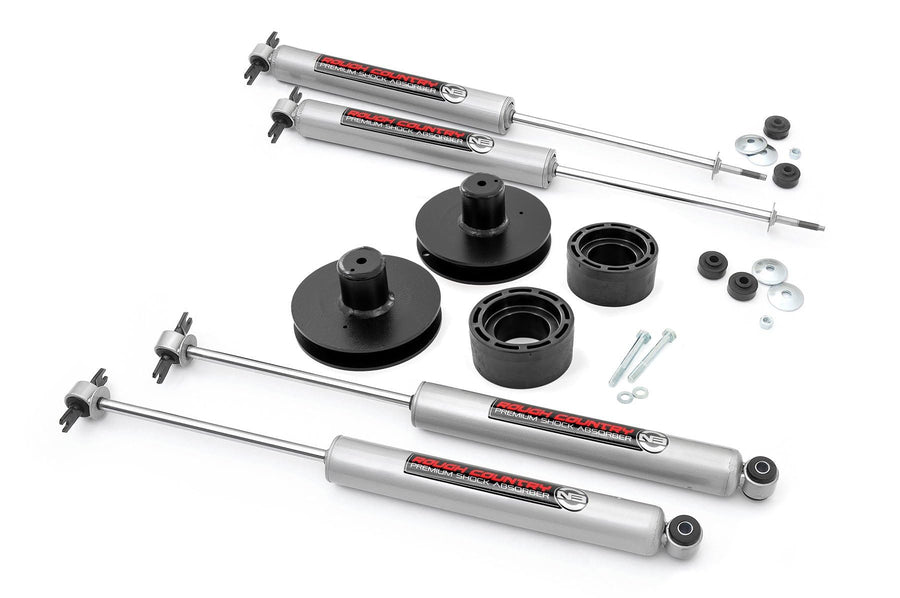 2" Rough Country Suspension Lift Kit for 1997-2006 Jeep Wrangler TJ/LJ - 65830