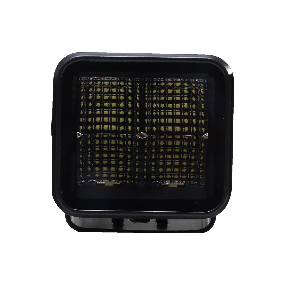Race Sport Lighting 3 Inch Auxiliary Light Fit Flood Beam Blacked Out Auxiliary Lights with Heated Lens - Improved Visibility and Durability RS3TEMPCL-F