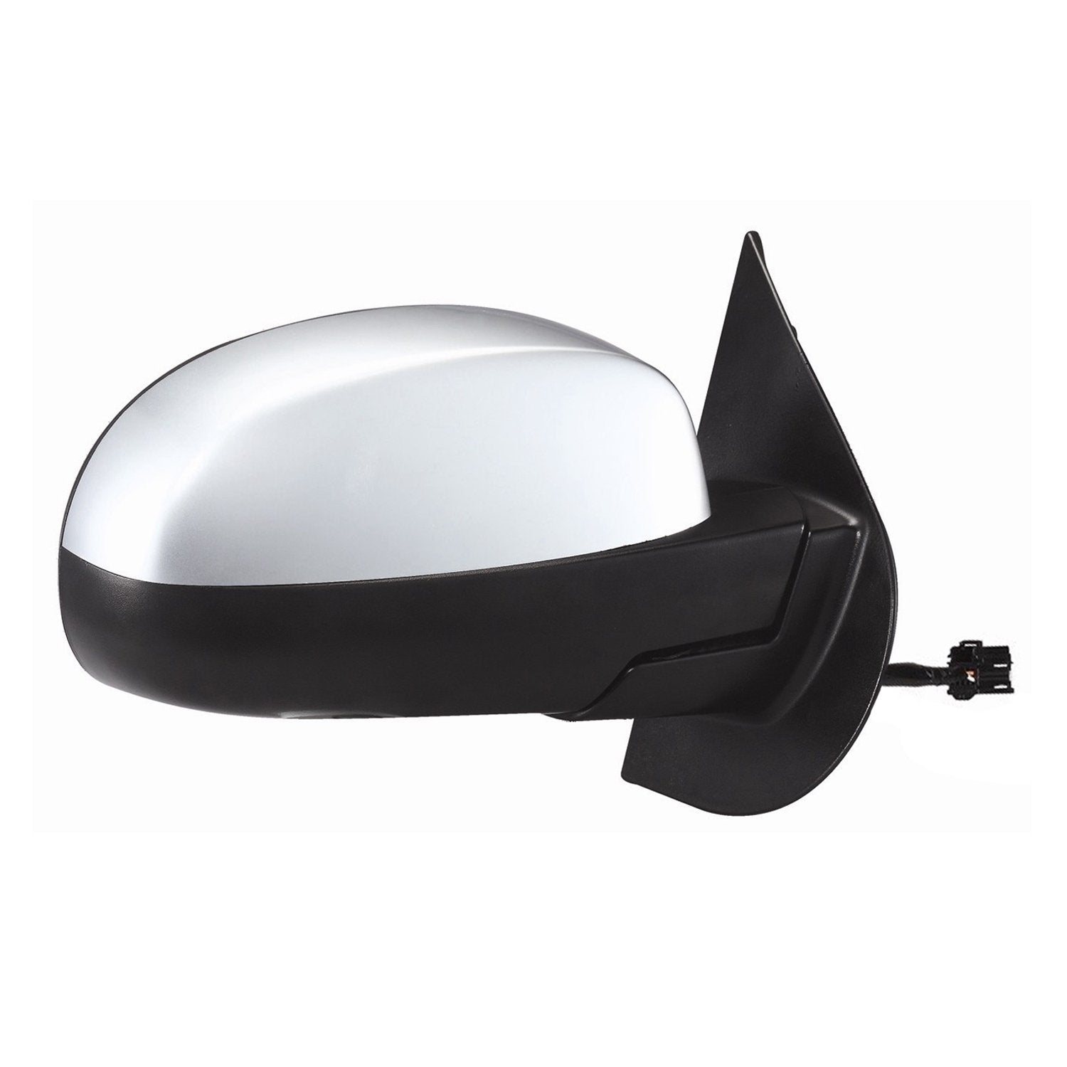 Fit System Mirror Passenger Side for Avalanche, Silverado/Sierra 1500, 2500, 3500, Suburban, Tahoe, Yukon/Denali/XL, Silverado/Sierra Hybrid, blk/chrm, Arrow Signal, Memory, Pwr FLD, HTD Pwr