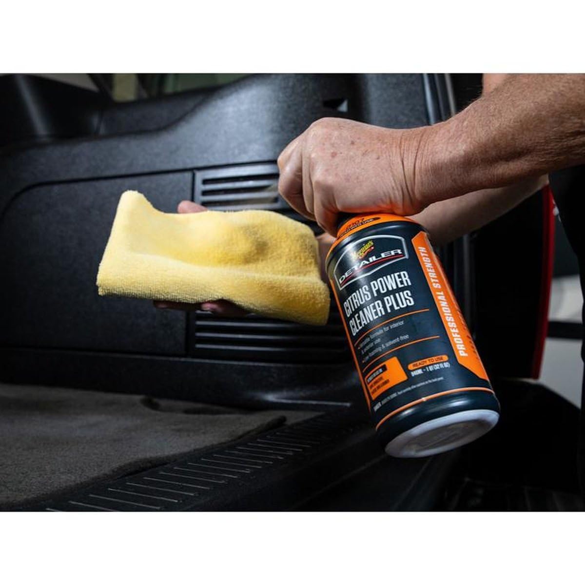 Citrus Power Cleaner Plus Meguiar's D107, All-Purpose Cleaner Car Interior Cleaner, Low-Foaming Interior Car Cleaner Removes Grease, Grime, and Stains - 32 oz Spray Bottle