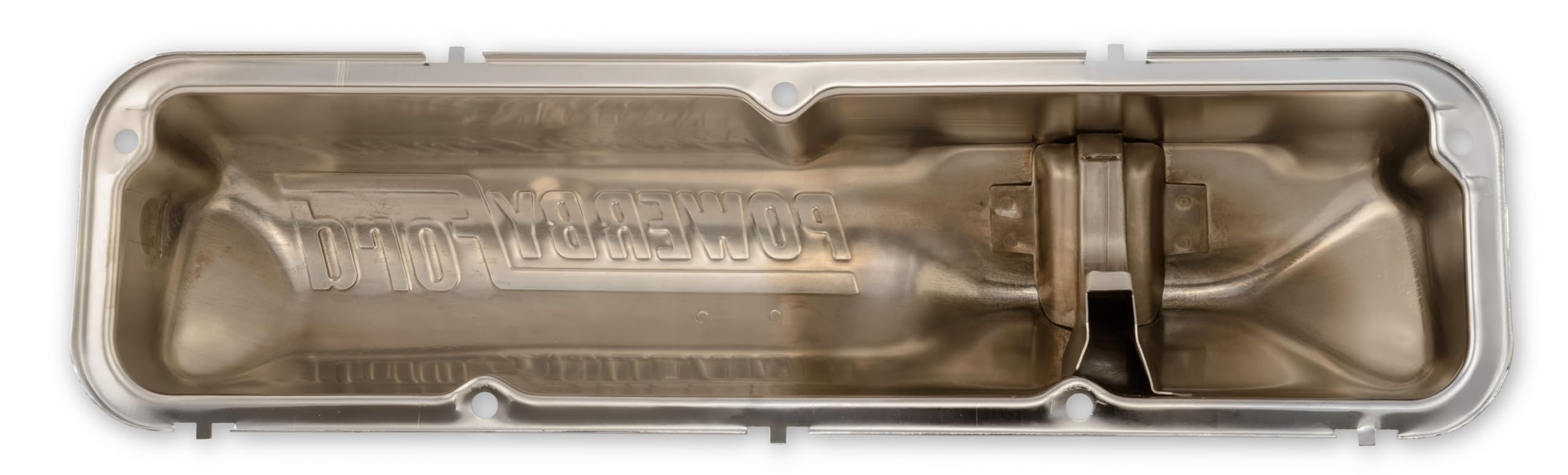 Chrome Scott Drake Classic - 390/428 Vc 'Pwr By Ford' (C6OZ-6A582-C)
