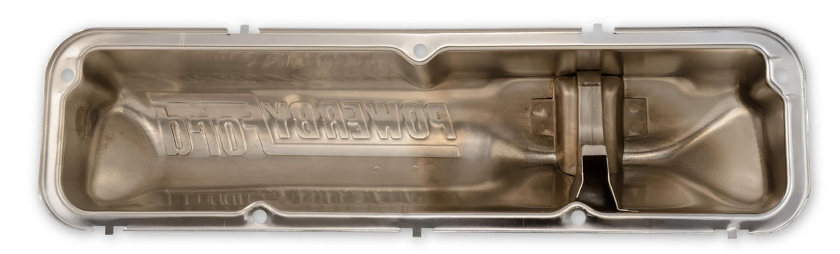 Chrome Scott Drake Classic - 390/428 Vc 'Pwr By Ford' (C6OZ-6A582-C)