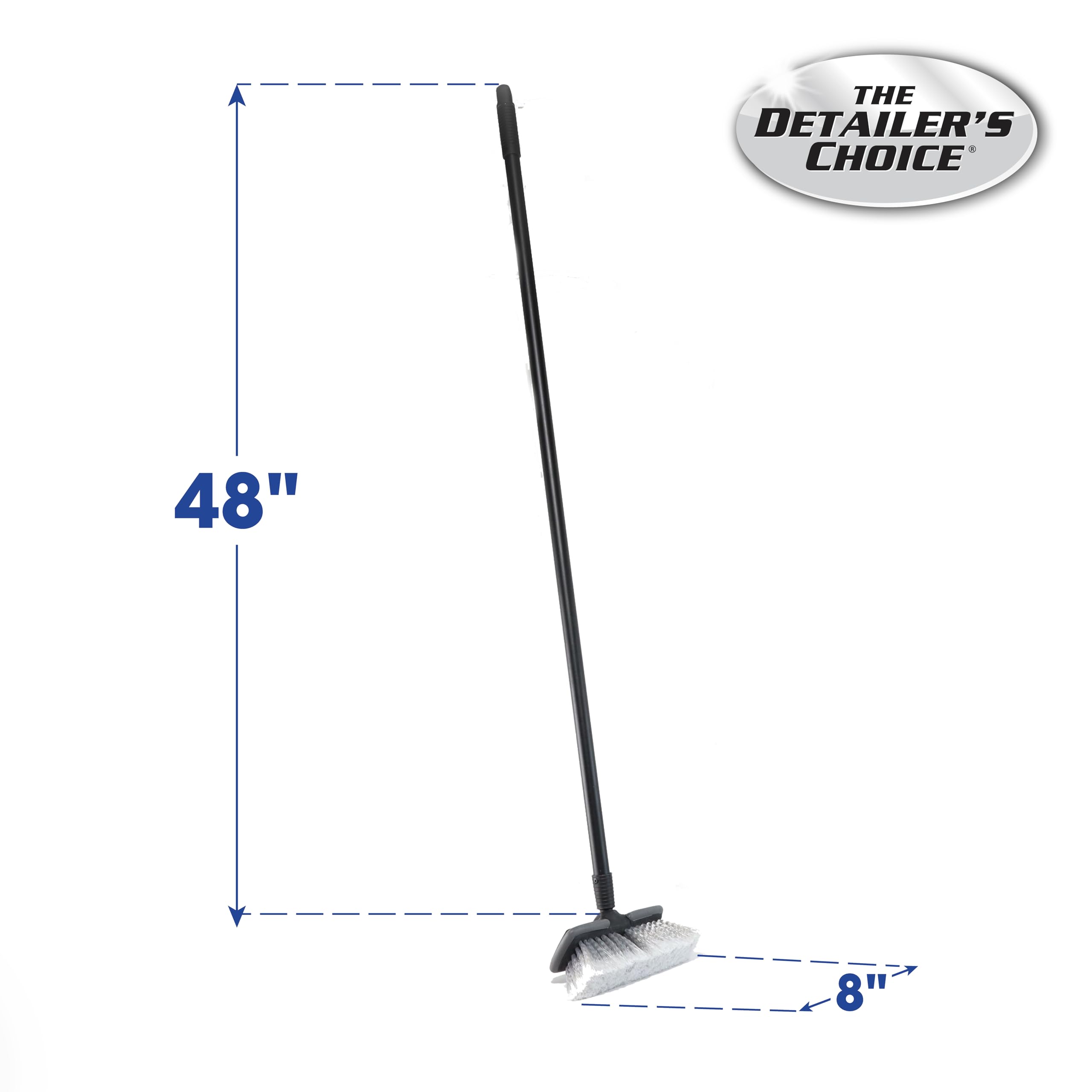 93053 Carrand Deluxe Car Wash 8" Wash and Jet Dip Brush with 48" Handle