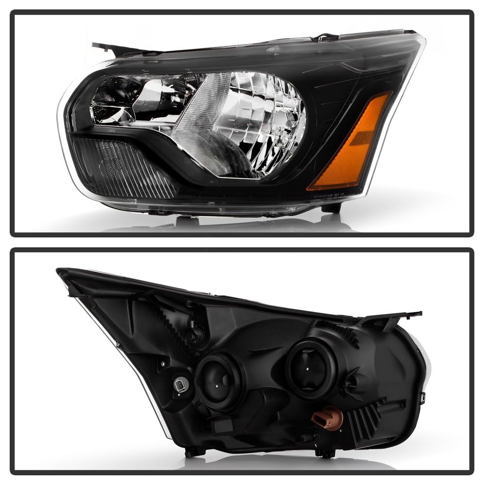Ford Transit T250 T350 Spyder (POE) 2500 3500 15-20 Halogen Headlight - Low Beam-H11(Included) ; High Beam-HB3(Included) ; Signal-3157NA(Included) - OE Black Left