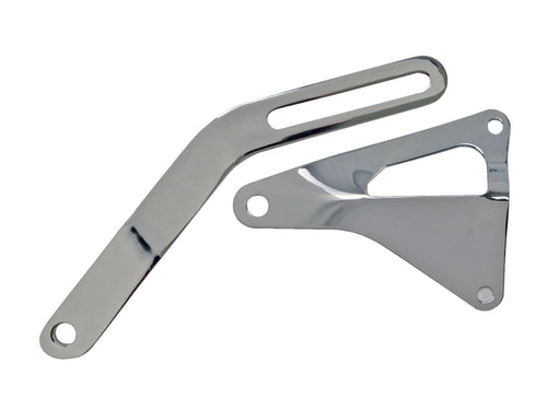 1965-1973 Scott Drake C5ZZ-10145-51-K Alternator Bracket Set 289 & 302 Chrome