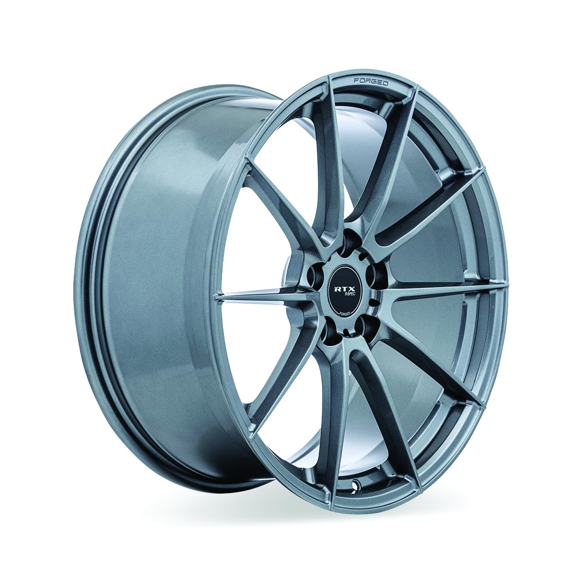 RTX Custom RS03F Wheel - 21x10.5, 45 Offset, 5x114.3 Bolt Pattern, 64.1mm Hub - Gloss Gunmetal Rim