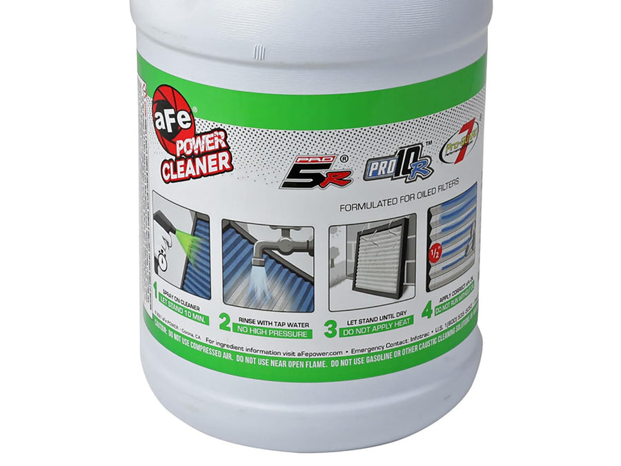 1-Gal Bottle aFe Power Air Filter Cleaner, Restores Oiled Engine Air Filter Performance, #90-10301