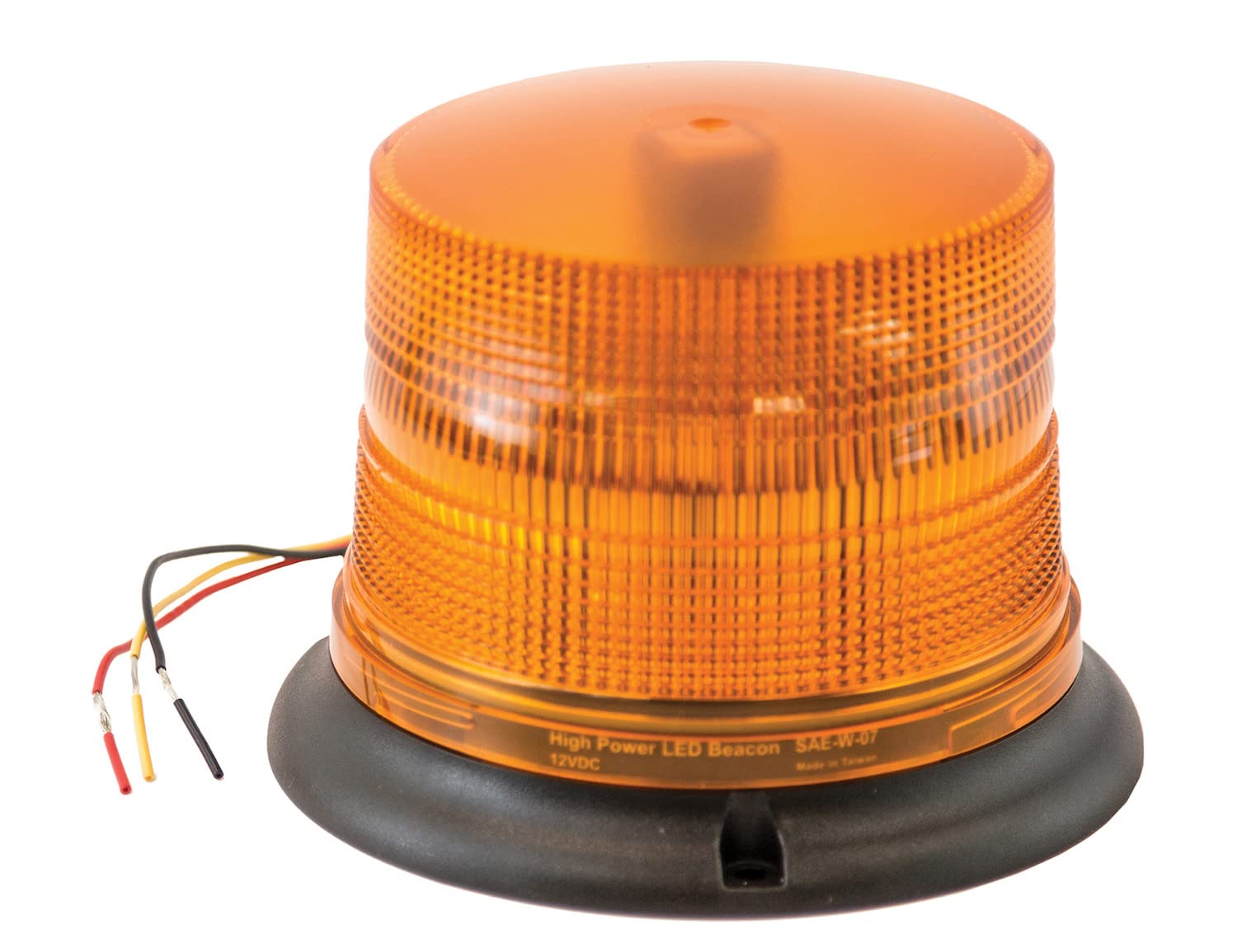 Buyers Products LED Beacon Light SL685ALP, 6.5" x 5", 9" Blunt Cut Lead, Permanent & Pipe Mount, Strobe Lights for Trucks, Emergency Lights for Vehicles