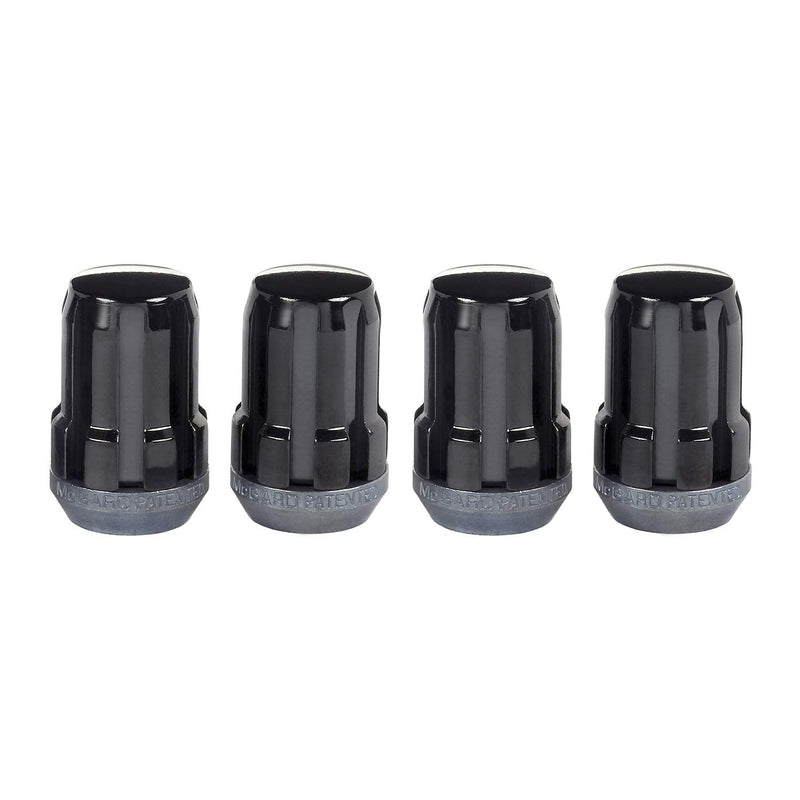 McGard Black SplineDrive 65354BK Lug Nuts (M12 x 1.25 Thread Size) - Set of 4, 4 Lug Nuts