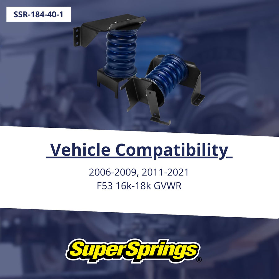 SSR-184-40-1 SuperSprings Rear for Ford F-53, Blue SumoSprings