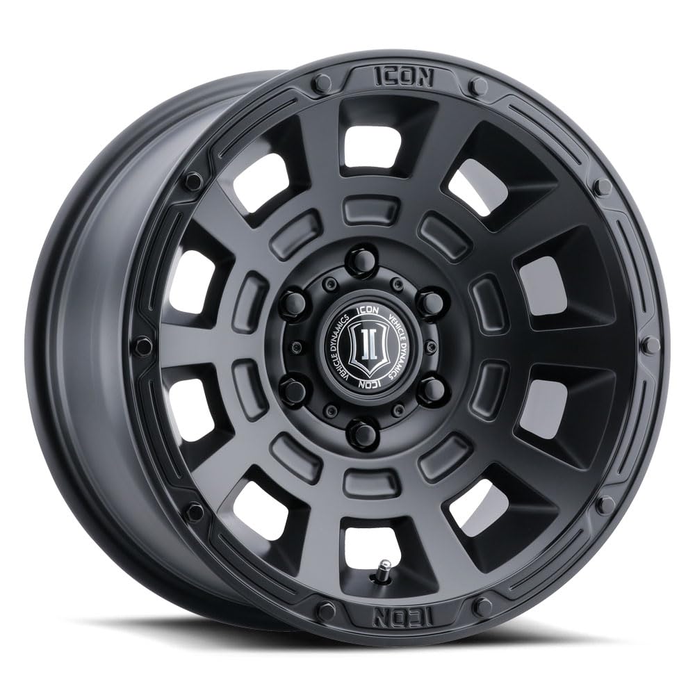 Thrust ICON Alloys, Satin Black, 17 x 8.5/5 x 150, 25mm Offset, 5.75" BS, 2817855557SB
