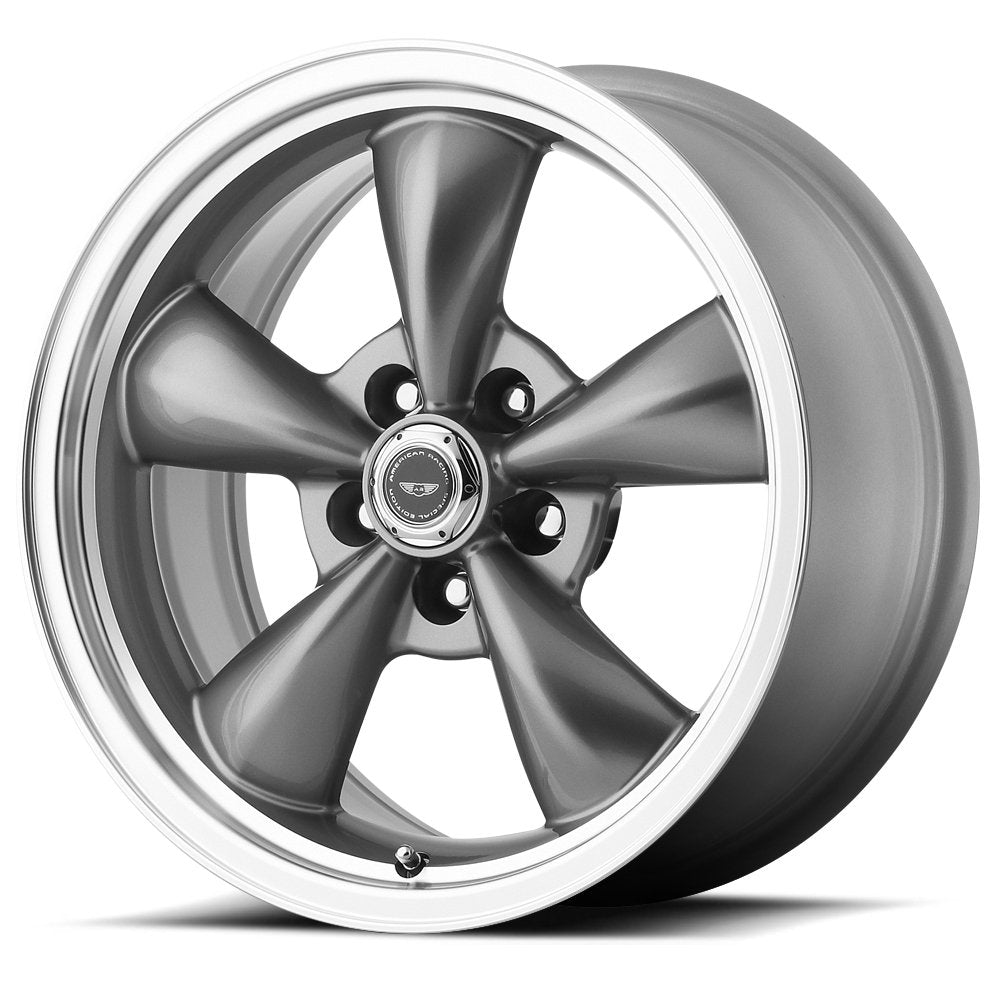 AR105 TORQ THRUST M American Racing 18X8 5X4.5 4.5 0mm ANTHRACITE MACHINED LIP - AR105M8865A